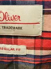 Vorschaubild 4 von Herren Freizeithemd Kariert Rot Langarm Gr. 54 XL 100% Baumwolle