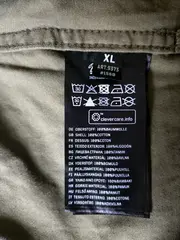 Vorschaubild 5 von Herren Freizeithemd Oliv Gr. XL Military Style Baumwolle Langarm