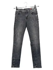Vorschaubild 1 von Destroyed Jeans Kinder Hose Grau Gr. 152 Casual Baumwolle