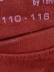 Vorschaubild 5 von Kinder Langarmshirt Pinguin Motiv Rot Gr. 110/116 Baumwolle