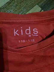 Vorschaubild 3 von Kinder Langarmshirt Pinguin Motiv Rot Gr. 110/116 Baumwolle