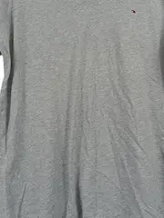 Vorschaubild 5 von Herren T-Shirt Grau Melange Baumwolle Gr. XXL