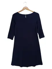 Vorschaubild 2 von MARC O POLO Damen Freizeitkleid Gr. 34/XS Blau Klassisch Elegant