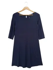 Vorschaubild 1 von MARC O POLO Damen Freizeitkleid Gr. 34/XS Blau Klassisch Elegant