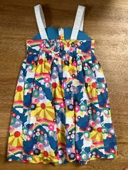 Vorschaubild 2 von Sommerkleid Mädchen Einhorn Muster Gr. 134 Baumwolle