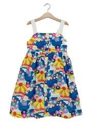 Vorschaubild 1 von Sommerkleid Mädchen Einhorn Muster Gr. 134 Baumwolle