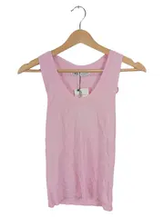 Vorschaubild 1 von Damen Top ärmellos Rosa Basic Tank Top Gr. S 36