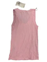 Vorschaubild 2 von Damen Top ärmellos Rosa Basic Tank Top Gr. S 36