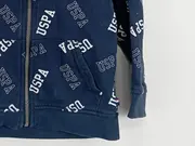 Vorschaubild 3 von Kinder Kapuzenpullover Blau Gr. 98 Casual Reißverschluss