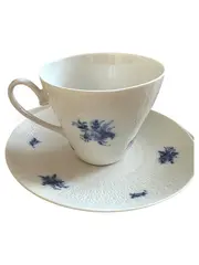 Vorschaubild 6 von Sammelgedeck Kaffeetasse Untertasse Kuchenteller Blumen Porzellan