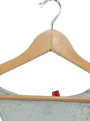 Vorschaubild 3 von Damen Tanktop Gr. M Grau Viskose Asymmetrisch Casual