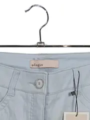 Vorschaubild 5 von Damen Bermuda Shorts Kurze Hose Gr. 36 Blau Casual Viskose Stretch