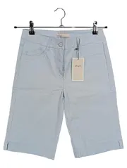 Vorschaubild 1 von Damen Bermuda Shorts Kurze Hose Gr. 36 Blau Casual Viskose Stretch