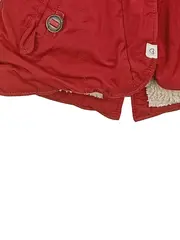 Vorschaubild 3 von Winterjacke Mädchen Gr. 86 Rot Teddyfell gefüttert Kapuze
