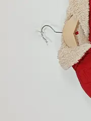 Vorschaubild 5 von Winterjacke Mädchen Gr. 86 Rot Teddyfell gefüttert Kapuze