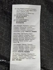 Vorschaubild 4 von Damen Freizeitkleid Gr. 36/S Schwarz Weiß Grafisch Ärmellos