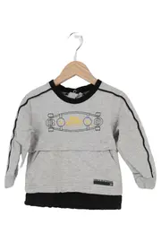 Vorschaubild 1 von Kinder Sweatshirt Gr. 86 Grau Skateboard Print Langarm