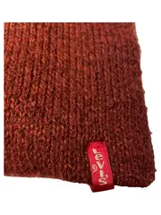 Vorschaubild 3 von Schal Strickschal Winterschal Bordeaux Rot Meliert 179cm Unisex