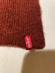 Vorschaubild 5 von Schal Strickschal Winterschal Bordeaux Rot Meliert 179cm Unisex