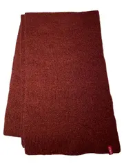 Vorschaubild 2 von Schal Strickschal Winterschal Bordeaux Rot Meliert 179cm Unisex