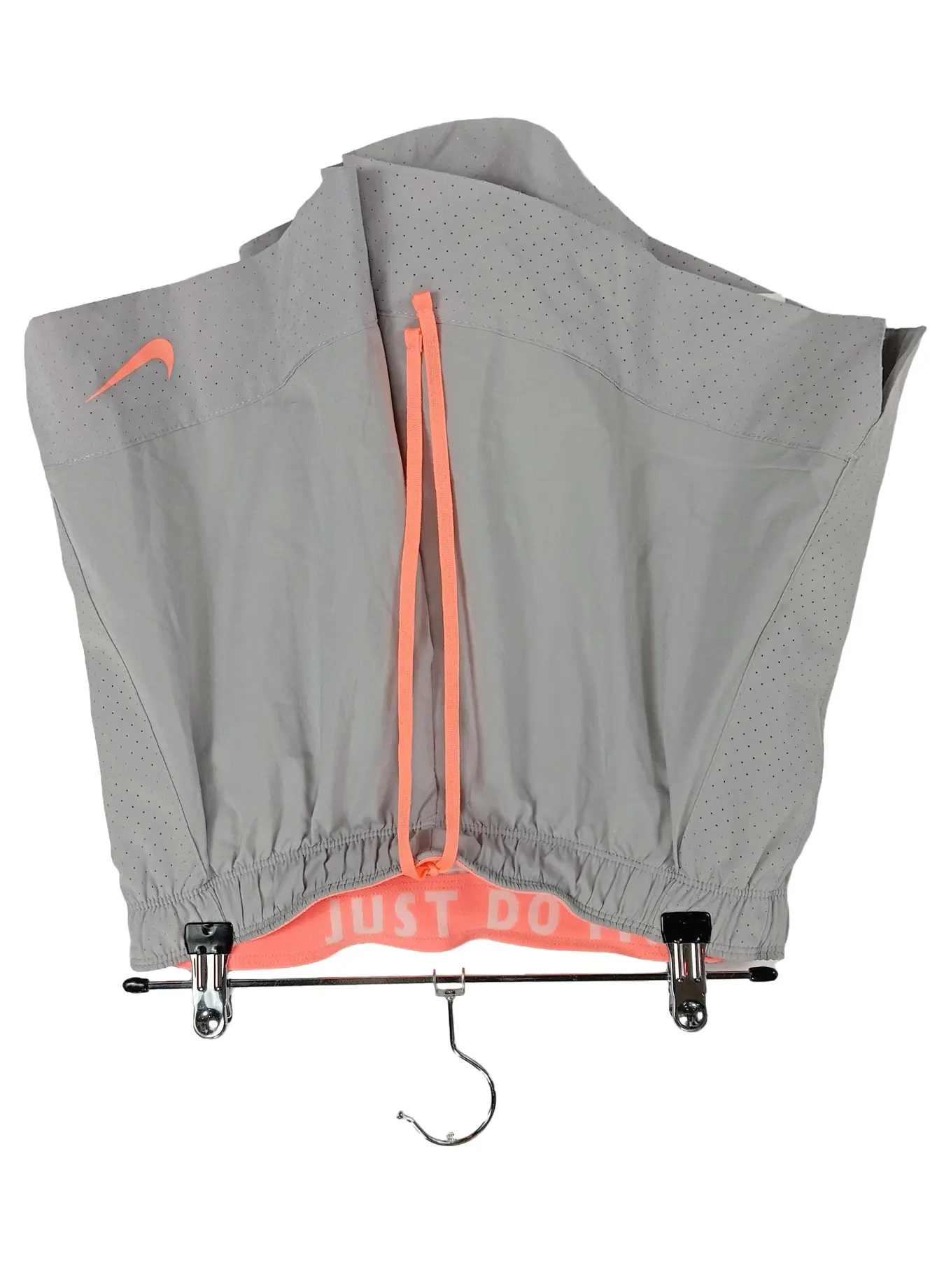 NIKE Damen Jogginghose S Grau Sportlich Dri-Fit