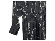 Vorschaubild 6 von Damen Wickelkleid Gr. S Schwarz Weiß gemustert Freizeitkleid