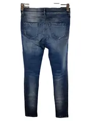 Vorschaubild 2 von Livier Damen Jeans W27 Blau Destroyed Super Slim Jegging Low Waist