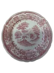 Vorschaubild 1 von Burgenland Wandteller Rosa Porzellan 19 cm Landschaft