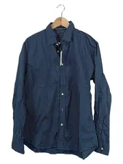 Vorschaubild 1 von Herren Business Hemd Langarm Blau Gepunktet Gr. L