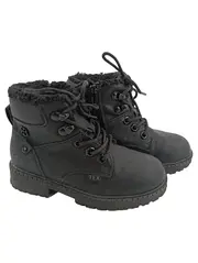 Vorschaubild 1 von Kinder Stiefel Gr. 29 Schwarz Winterstiefel Outdoor Schnürstiefel