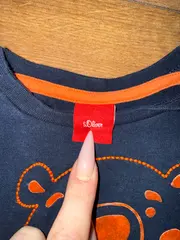 Vorschaubild 3 von Kinder Pullover Gr. 68 Blau Bär Motiv Wild & Free Langarm