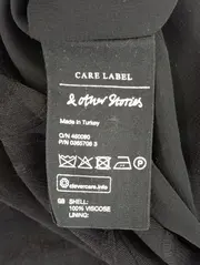 Vorschaubild 4 von & OTHER STORIES Strickkleid Damen 34/XS Schwarz Maxikleid Viskose
