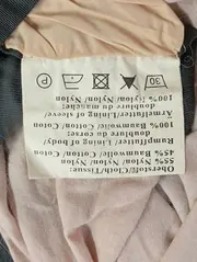 Vorschaubild 5 von Damen Leichte Jacke Gr. 38/M Grau Baumwolle Nylon Klassisch Elegant