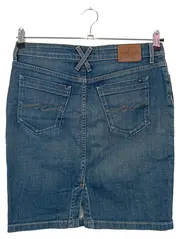Vorschaubild 2 von Jeansrock Damen 34/XS Blau Casual Midirock Baumwolle