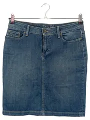 Vorschaubild 1 von Jeansrock Damen 34/XS Blau Casual Midirock Baumwolle