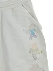 Vorschaubild 3 von Kinder Shorts Gr. 134 Beige Minecraft Logo Print Casual
