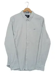 Vorschaubild 1 von Herren Freizeithemd L Gestreift Blau Weiß Casual