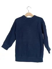 Vorschaubild 1 von Kinder Pullover Gr. 116 Blau Rippstrick Casual