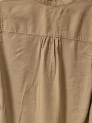 Vorschaubild 4 von Damen Hemdbluse Gr. 36/S Beige Casual 3/4-Arm Stehkragen Bluse