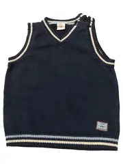 Vorschaubild 1 von Pullunder Jungen Gr. 92 Blau Casual Strickweste