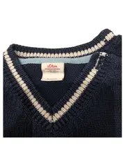 Vorschaubild 3 von Pullunder Jungen Gr. 92 Blau Casual Strickweste