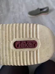 Vorschaubild 4 von Damen Slipper Mokassins Gr. 39 Oliv Leder Slip-On Komfort