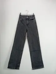 Vorschaubild 2 von Damen Jeans Wide Fit Grau Größe 32