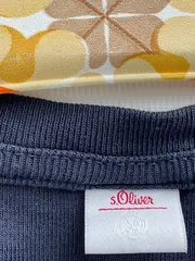 Vorschaubild 4 von Damen T-Shirt V-Ausschnitt Gr. 38 Blau Basic Kurzarm