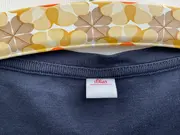 Vorschaubild 3 von Damen T-Shirt V-Ausschnitt Gr. 38 Blau Basic Kurzarm