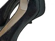 Vorschaubild 3 von Damen Pumps Gr. 38 Schwarz Elegant Plateau Lack-Optik