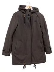 Vorschaubild 1 von Damen Winterjacke Gr. 36/S Braun Streetwear Vintage Wolle