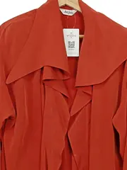 Vorschaubild 4 von Damen Leichte Jacke Gr. 38/M Orange Elegant Oversized