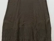 Vorschaubild 2 von CaMaRose Månestråle Strickkleid Damen Gr. 38 Oliv Lochmuster Baumwolle