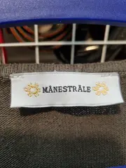 Vorschaubild 5 von CaMaRose Månestråle Strickkleid Damen Gr. 38 Oliv Lochmuster Baumwolle